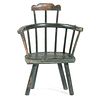 A Painted Child's Comb-Back Windsor Chair