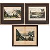 Two Currier & Ives Landscape Lithographs, 19th Century