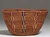 Native American - Salish Tribe Oval Basket c1910s