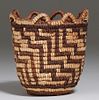 Native American - Cowlitz Tribe Basket c1920s
