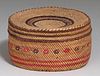 Native American - Makah Tribe Covered Basket c1920s