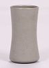 Marblehead Pottery Matte Grey 7" Corseted Vase