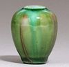 Adelaide Robineau Miniature Celadon Green Cabinet Vase