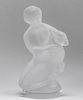 Lalique Art Glass "Diana with Lamb" Figurine
