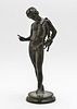 Pompeian Grand Tour Bronze Figure of Narcissus