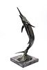 Terry Owen Mathews "Marlin" Bronze Sculpture