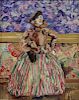 SYMONS, George G. Oil on Board. "The Doll".