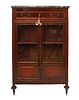 Federal Style Mahogany Cabinet w Marble Top