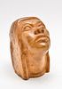 Andre Lafontant Haitian Carved Wood Head