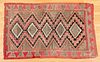 Navajo Indian rug, 75" x 48".