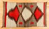Navajo Indian rug,"pound" rug type