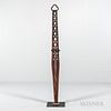 Black-painted Cast Iron Gothic Hitching Post