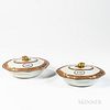 Pair of Chinese Export Porcelain Covered Vegetable Dishes
