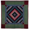 Amish Square Pattern Quilt