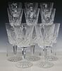 11 WATERFORD CRYSTAL "LISMORE" 8oz WATER GOBLETS