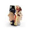 NAPOLEON AND JOSEPHINE D6750 (DOUBLEFACED) - LARGE - ROYAL DOULTON CHARACTER JUG