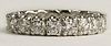 Lady's approx. 2.10 Carat Round Cut Diamond and Platinum Eternity Band