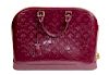 Louis Vuitton Alma Vernis Lavender Patent Leather Monogram Handbag