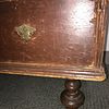 Early Red/brown-painted Chest over Drawer