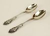 Two (2) Gorham Sterling Silver "La Scala" Serving Pieces