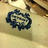 Large Staffordshire Historical Blue Transfer-printed "Detroit" Platter