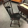 Paint-decorated Fan-back Windsor Chair