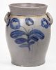 BELL FAMILY, WINCHESTER, SHENANDOAH VALLEY OF VIRGINIA DECORATED STONEWARE JAR