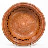 HAGERSTOWN, MARYLAND DECORATED EARTHENWARE / REDWARE BOWL