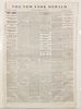 THE NEW YORK HERALD 1865 NEWSPAPER, IN CUSTOM FOLIO