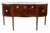 AMERICAN, PROBABLY BALTIMORE OR PHILADELPHIA, FEDERAL INLAID MAHOGANY SIDEBOARD
