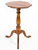 AMERICAN, PROBABLY NEW ENGLAND, CHIPPENDALE MAPLE CANDLESTAND