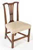 AMERICAN CHIPPENDALE CARVED MAHOGANY SIDE CHAIR