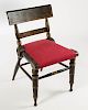 BALTIMORE PAINTED-FANCY WHEELBACK SIDE CHAIR