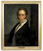 AMERICAN SCHOOL (19TH CENTURY), POSSIBLY FOLLOWER OF REMBRANDT PEALE, PORTRAIT OF A GENTLEMAN