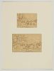 CONRAD WISE CHAPMAN (AMERICA, 1842-1910), ATTRIBUTED PARIS GENRE SCENE DRAWING / TRACINGS, LOT OF TWO