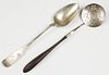 AMERICAN HAND-WROUGHT STERLING SILVER SERVING SPOON