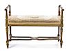 A Louis XVI Style Window Seat Width 36 inches.