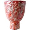 Bitossi Raymor Italian Modernist Large Scale Foamy Ceramic Vessel Urn Planter