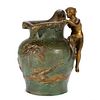 Beaux Arts bronze pitcher.