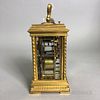 Gilt French Carriage Clock