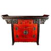 ANTIQUE QING DYNASTY CHINESE SHRINE COFFER CHEST