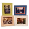FOUR PRINTS OF LANDSCAPES BY VARIOUS PHOTOGRAPHERS