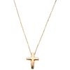 NECKLACE AND CROSS. 18K YELLOW GOLD. TANE