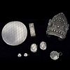 8 pcs Assorted Sterling and Silver Accessories
