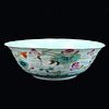 Antique Chinese Famille Rose Porcelain Bowl Birds