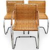 (3 Pc) Ludwig Mies Van Der Rohe Chairs