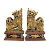 PAIR OF CHINESE FOO DOGS
