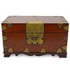 Chinese Wood and Brass Chest