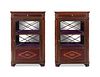 A Pair of Russian Neoclassical Mahogany Cabinets