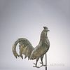 Molded Sheet Copper Rooster Weathervane